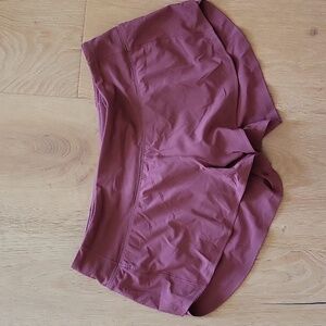 Lululemon Speed Up shorts,  2.5" inseam,  size 6